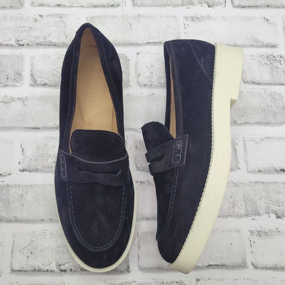 M. Gemi Navy Suede Loafers